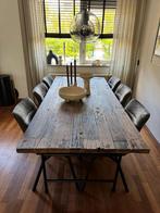 Compleet eetkamer set., Ophalen, Zo goed als nieuw, 4 tot 6 stoelen