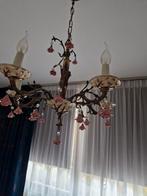 Kroonluchter met roosjes, Ophalen of Verzenden, Zo goed als nieuw