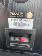 Tannoy Mercury M1 Shadow - Zwarte Boekenplankspeakers, Audio, Tv en Foto, Luidsprekers, Overige merken, Gebruikt, Ophalen of Verzenden