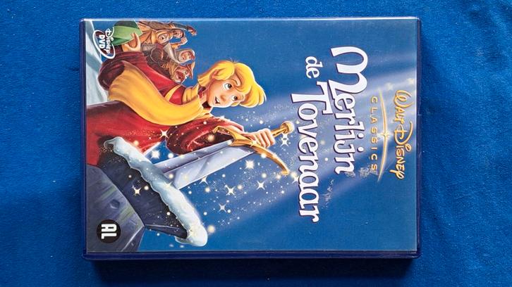 Merlijn de Tovenaar, Cd's en Dvd's, Dvd's | Tekenfilms en Animatie, Zo goed als nieuw, Amerikaans, Alle leeftijden, Ophalen of Verzenden