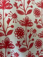 Gordijnen IKEA Rood Bloemen motief Bloemetjes 260 cm breed, Huis en Inrichting, 200 cm of meer, Ophalen of Verzenden, Zo goed als nieuw