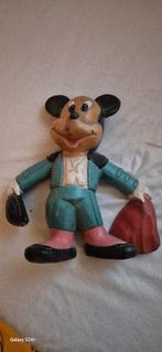 Vintage Mickey Mouse Stierenvechter Figuur, Verzamelen, Ophalen of Verzenden, Gebruikt
