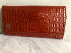 Vintage Pierre Cardin portemonnee krokodil leer, cognackleur, Ophalen of Verzenden, Zo goed als nieuw, Bruin, Leer