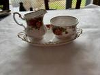 Royal Albert Old Country Roses suiker en melkstel, Huis en Inrichting, Keuken | Servies, Gebruikt, Overige typen, Ophalen of Verzenden