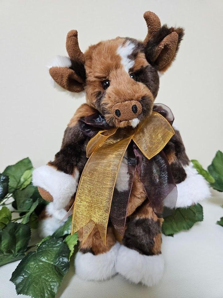 Charlie bears Alpine koe beer kalf pluche knuffel boerderij, Verzamelen, Beren en Cherished Teddies, Nieuw, Overige typen, Overige merken