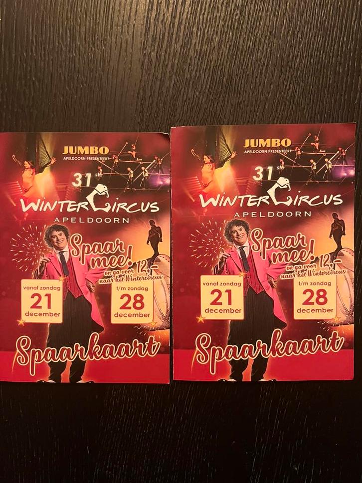2 kortingskaartjes Winter Circus Apeldoorn, Tickets en Kaartjes, Overige Tickets en Kaartjes, Twee personen