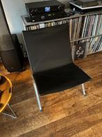 vintage design Deense Poul Kjaerholm PK 22 fauteuil, Ophalen, Gebruikt, Metaal, 75 tot 100 cm