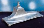 Inkpot/penhouder. Tin .Jugendstil. Ca 1900. Gesigneerd., Ophalen