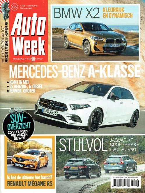 Autoweek 2018 nr. 6 (o.a. Jaguar XF Sportbrake & Volvo V90), Boeken, Auto's | Folders en Tijdschriften, Gelezen, Algemeen, Verzenden