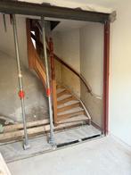 Vaste trap 100% hardhout, Doe-het-zelf en Verbouw, Ladders en Trappen, Ophalen, Gebruikt, Trap, 2 tot 4 meter