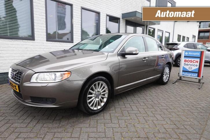 Volvo S80 2.5 T SUMMUM Leder Automaat  (incl Trekhaak), Auto's, Volvo, Bedrijf, S80, ABS, Airbags, Bluetooth, Boordcomputer, Climate control