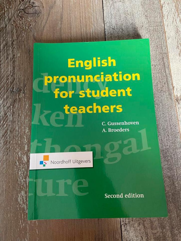 English Pronunciation - Gussenhoven & Broeders + CD, Boeken, Studieboeken en Cursussen, Zo goed als nieuw, HBO, Alpha, Ophalen of Verzenden