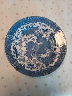 Wandbord, blauw, rijk beschilderd ongeveer 18 cm diameter, Ophalen of Verzenden