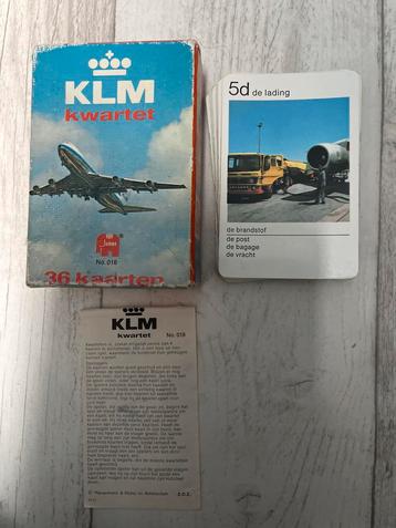 KLM Kwartet - Jumbo - Vintage Kaartspel beschikbaar voor biedingen