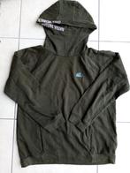 Leger groene trui/ sweater met cappucion. Maat 170, Fish &chips, Trui of Vest, Ophalen of Verzenden, Zo goed als nieuw