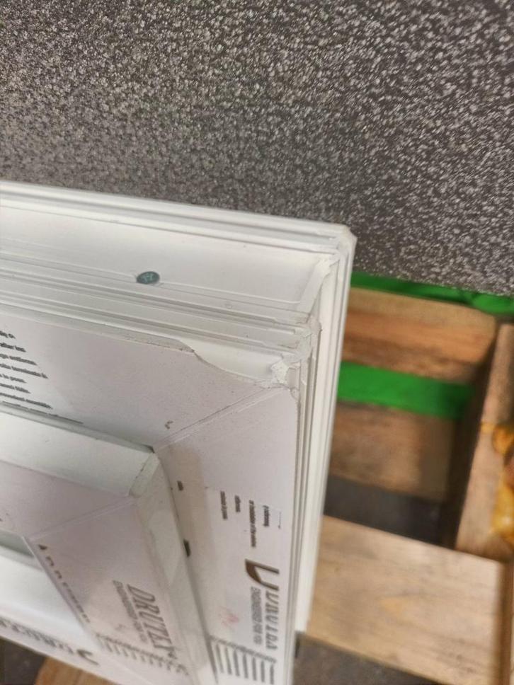 Kunststof Kiep kozijn  b100 x h32 cm Wit  -2279-, Doe-het-zelf en Verbouw, Kozijnen en Schuifpuien, Zo goed als nieuw, Raamkozijn