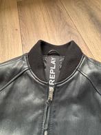 Replay jack leer, Ophalen, Zo goed als nieuw, Zwart