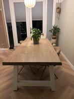 Robiuste houten eettafel 240x100, Gebruikt, 100 tot 150 cm, 200 cm of meer, Ophalen of Verzenden