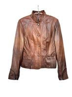 Arma Collection Jas Maat 38 Bruin Leer Ruit Details, Maat 38/40 (M), Ac, Bruin, Verzenden