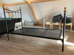 Eenpersoons bed, Ophalen, 90 cm, Eenpersoons, Zwart