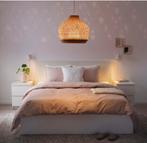 Hanglamp bamboe, Huis en Inrichting, Ophalen of Verzenden, Zo goed als nieuw, Hout, Minder dan 50 cm