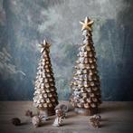 Kerstboom bruin met ster, 20 cm., Diversen, Kerst, Ophalen of Verzenden