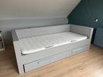 Woood bed bank + lade grijs, Kinderen en Baby's, Kinderkamer | Bedden, Ophalen, 85 tot 100 cm, Gebruikt, Lattenbodem