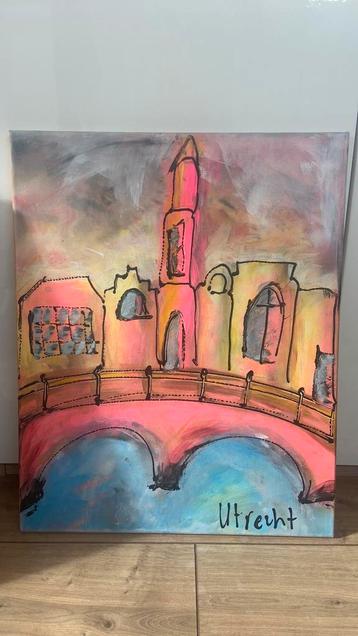 Modern schilderij Utrecht 50x40 beschikbaar voor biedingen
