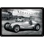 Mercedes-Benz Silver Arrow Racing . Metalen wandbord ., Reclamebord, Nieuw, Ophalen of Verzenden, X