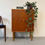 - Vintage compact kastje, Deens, teak -, Huis en Inrichting, Gebruikt, ., Vintage, .