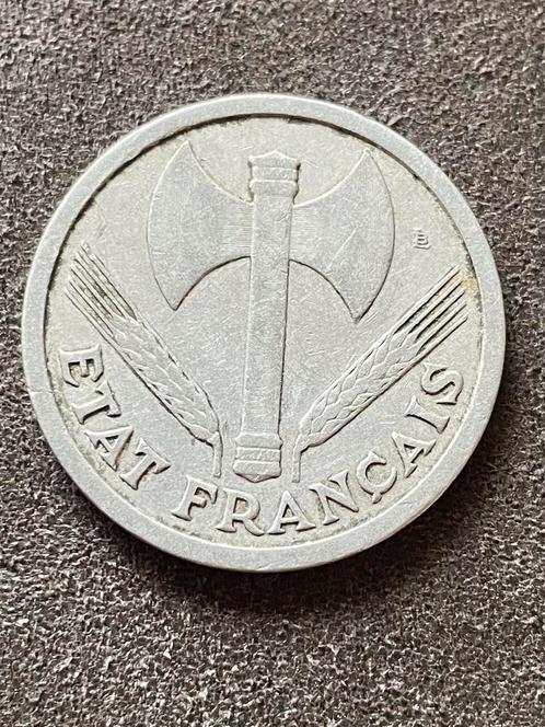 Franse 2 Francs munt uit 1944, Postzegels en Munten, Munten | Europa | Niet-Euromunten, Frankrijk, Ophalen of Verzenden