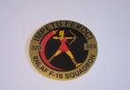 323 Squadron sticker RNLAF F-16 squadron, Verzenden, Luchtmacht, Nederland, Overige typen