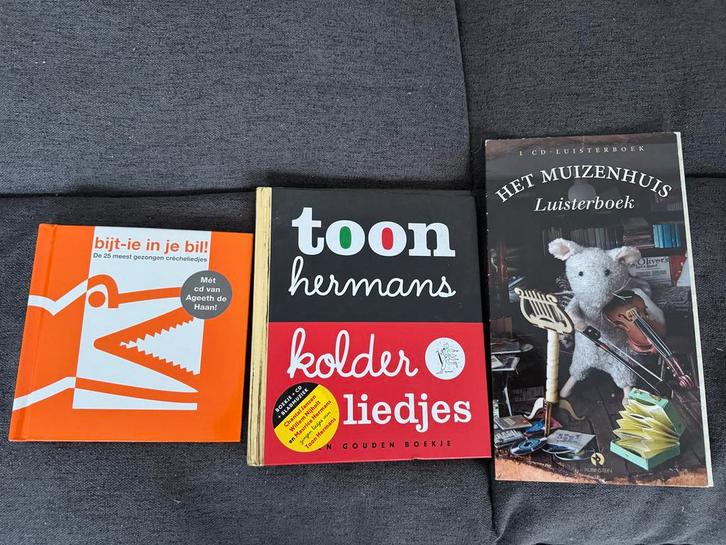 Luisterboeken - Bijt-ie in je bil, Toon Hermans, Muizenhuis, Boeken, Humor, Zo goed als nieuw, Verhalen, Ophalen of Verzenden