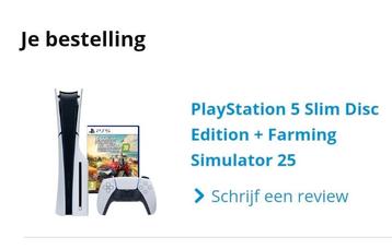 Playstation 5 disc editie met bon en garantie! beschikbaar voor biedingen