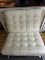 Witte Barcelona Stoel - Design Klassieker, Wit, Ophalen of Verzenden, Zo goed als nieuw, Metaal