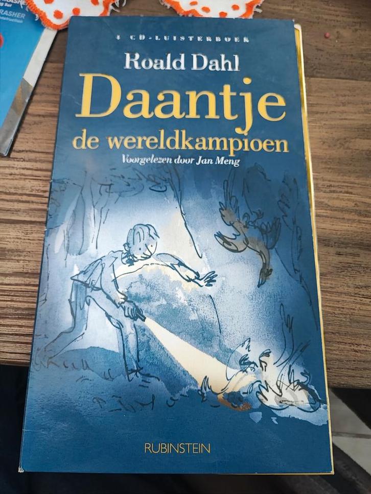 Roald Dahl - Daantje de wereldkampioen 4 CD'S, Boeken, Wetenschap, Natuurwetenschap, Ophalen of Verzenden