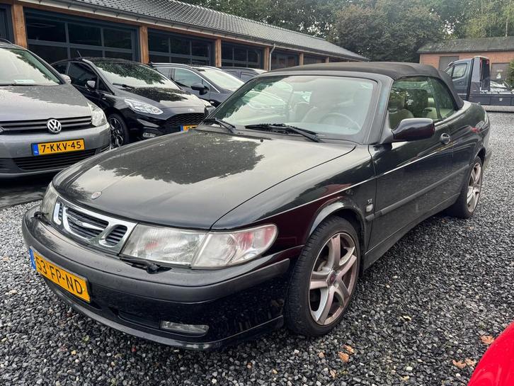 Saab 9-3 Cabrio 2.0t S inruilkoopje werkend dak, Auto's, Saab, Bedrijf, Te koop, Saab 9-3, ABS, Airbags, Airconditioning, Boordcomputer