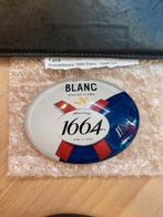 Kronenbourg 1664 Blanc Taplens Ovaal - Nieuw, Verzamelen, Ophalen of Verzenden, Nieuw, Reclamebord, Plaat of Schild, Overige merken