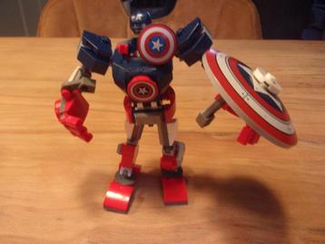 Lego Super Heroes 76168-1 Captain America Mech Armor 2021 beschikbaar voor biedingen