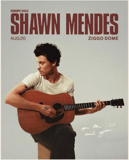 2 Tickets Shawn Mendes | Ziggo Dome | 20 Augustus, Tickets en Kaartjes, Concerten | Pop, Twee personen, Augustus