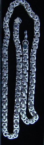 Koningsketting XL Tibet zilver massief 70 CM lang -NIEUW-, Sieraden, Tassen en Uiterlijk, Ophalen of Verzenden, Nieuw, Zilver