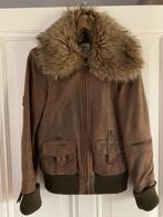 Leren/suède bruine jacket, Maat 38/40 (M), Bruin, Object, Ophalen of Verzenden
