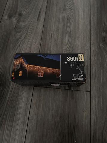 Lichtgordijn 360 LED's Warm Wit gebruikt beschikbaar voor biedingen