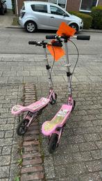 2x spacescooter roze, Ophalen, Gebruikt, Gewone step