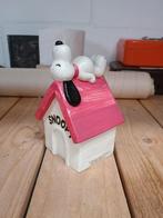 Vintage Snoopy spaarpot, Verzamelen, Spaarpotten, Strip- of Tekenfilmfiguur, Gebruikt, ., Steen, Aardewerk of Keramiek