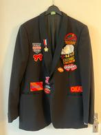 Carnavalsjas vintage smokingjas Kielegat ruime XL Uniek!, Carnaval, Maat 56/58 (XL), Ophalen of Verzenden, Zo goed als nieuw