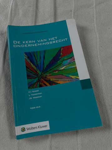 L. Timmerman - De kern van het ondernemingsrecht beschikbaar voor biedingen