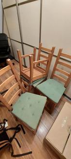 4 ikea eetkamerstoelen, met kussens, Huis en Inrichting, Stoelen, Ophalen, Gebruikt