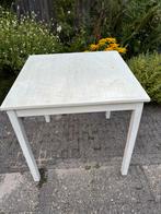Grenen tafeltje, Huis en Inrichting, Tafels | Sidetables, Ophalen, 50 tot 100 cm, Zo goed als nieuw, 25 tot 50 cm