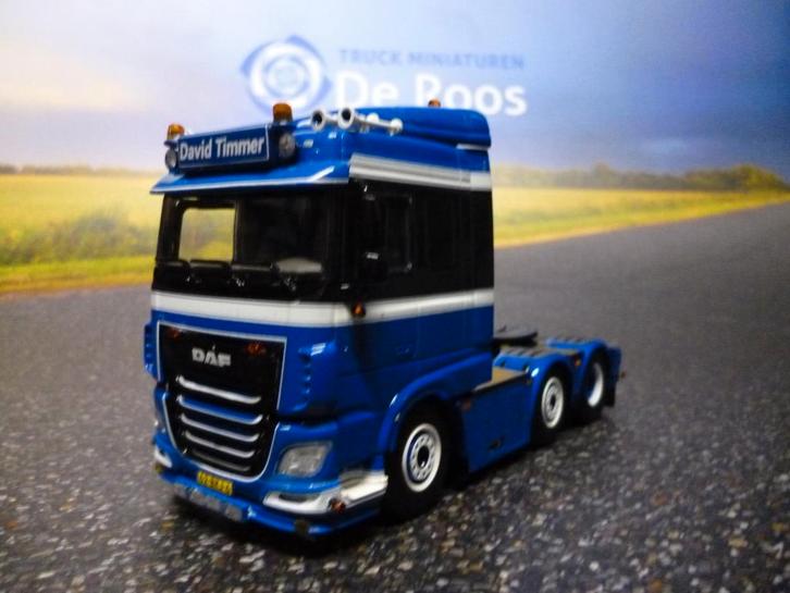 WSI DAF XF 106 David Timmer met certificaat, Hobby en Vrije tijd, Modelauto's | 1:50, Nieuw, Bus of Vrachtwagen, Wsi, Ophalen of Verzenden